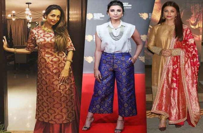 બનારસી સાડીમાંથી બનાવેલા વસ્ત્રો