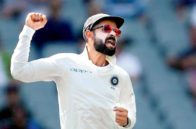 વિરાટ કોહલીએ ફટકારી સદી 