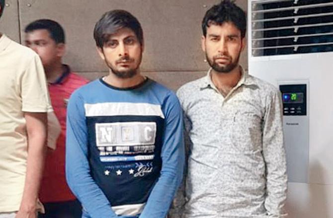 બ્લૂ ટી-શર્ટમાં ઇમરાન હનીફ