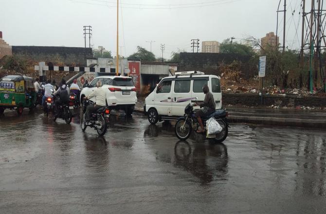 રાજકોટમાં વરસાદ (PC : Bipin Tankaria)