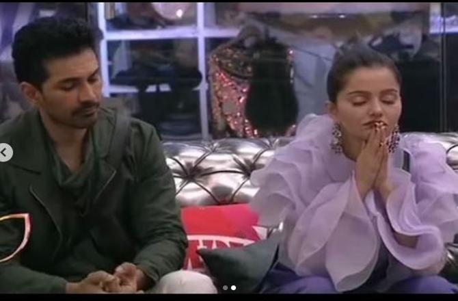 રૂબિના દિલૈક પતિ અભિનવ શુક્લા સાથે