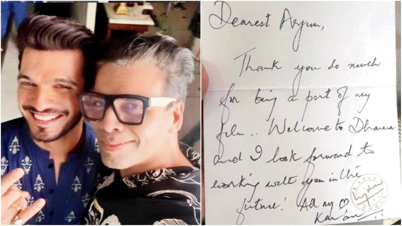 અર્જુન બિજલાની અને કારણ જોહર