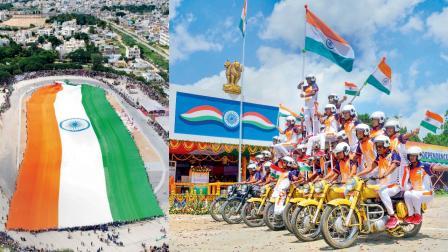 દેશભરમાં ઉજવાયો આઝાદીનો તહેવાર