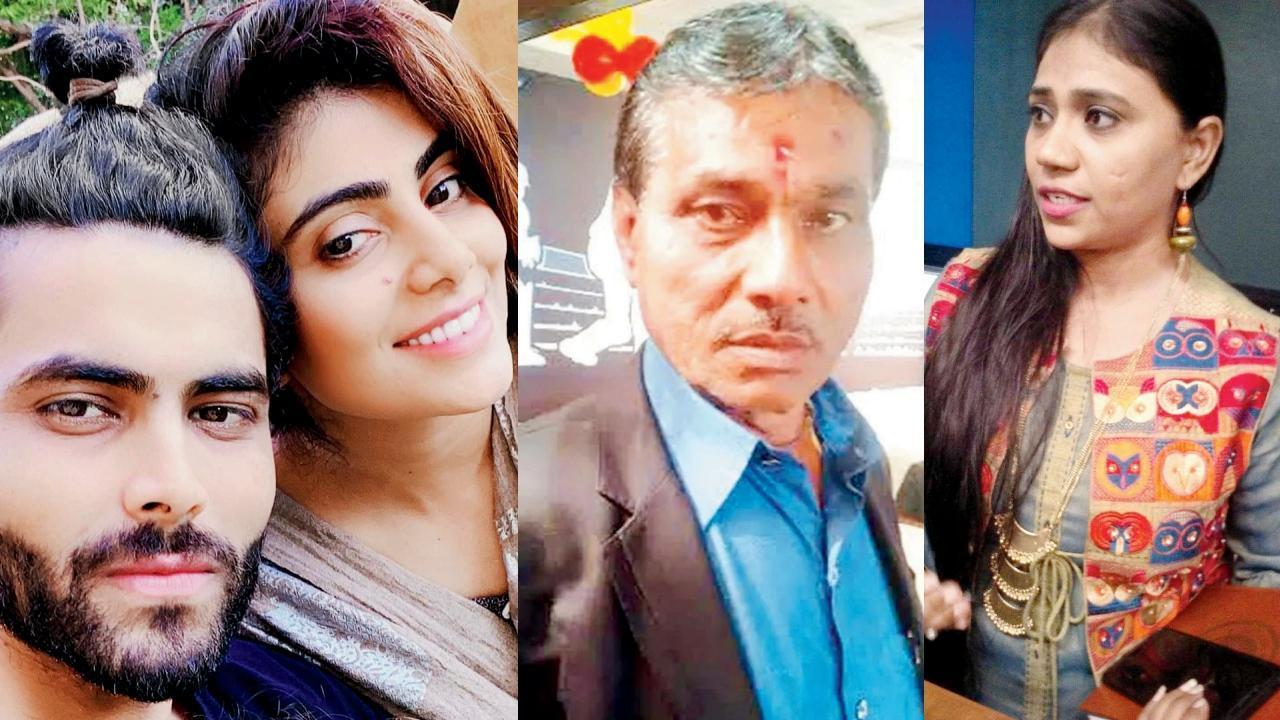 રવિન્દ્ર અને રીવાબા જાડેજા, અનિરુદ્ધસિંહ જાડેજા, નયનાબા