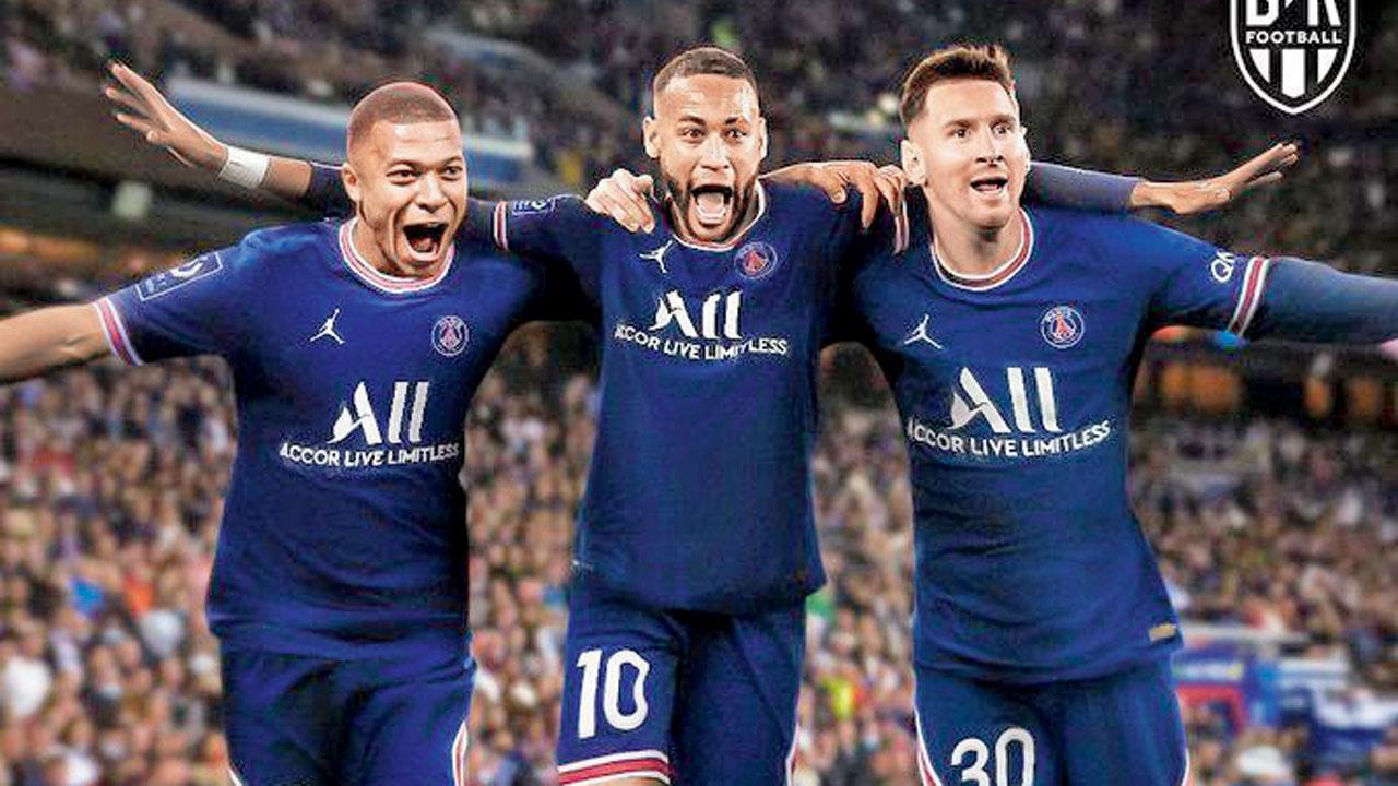 મેસી, ઍમ્બપ્પે, નેમાર આવતી કાલથી પીએસજીને જિતાડવા મેદાનમાં આવશે