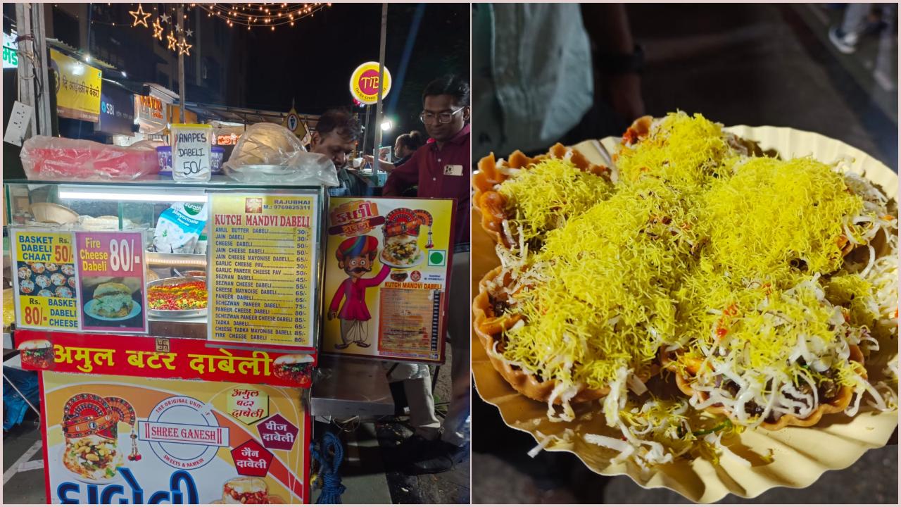 ચીઝ બાસ્કેટ દાબેલી