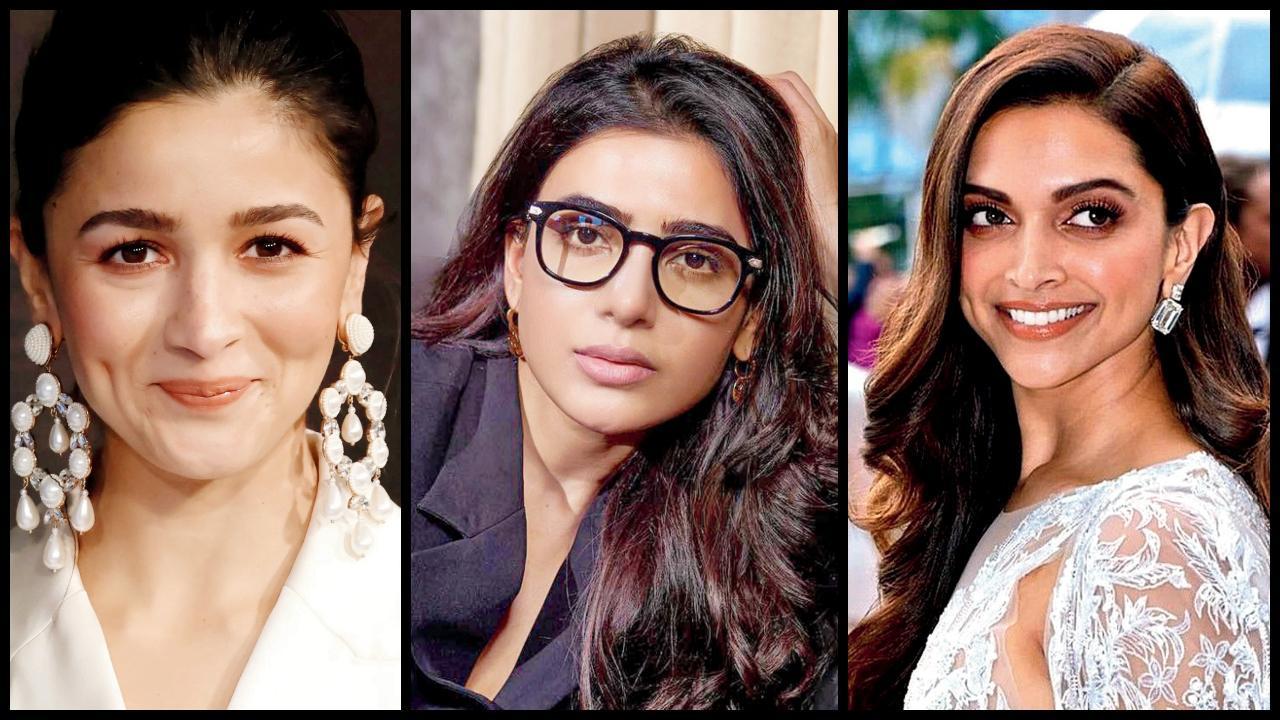 આલિયા ભટ્ટ, સમન્થા રૂથ પ્રભુ અને દીપિકા પાદુકોણ