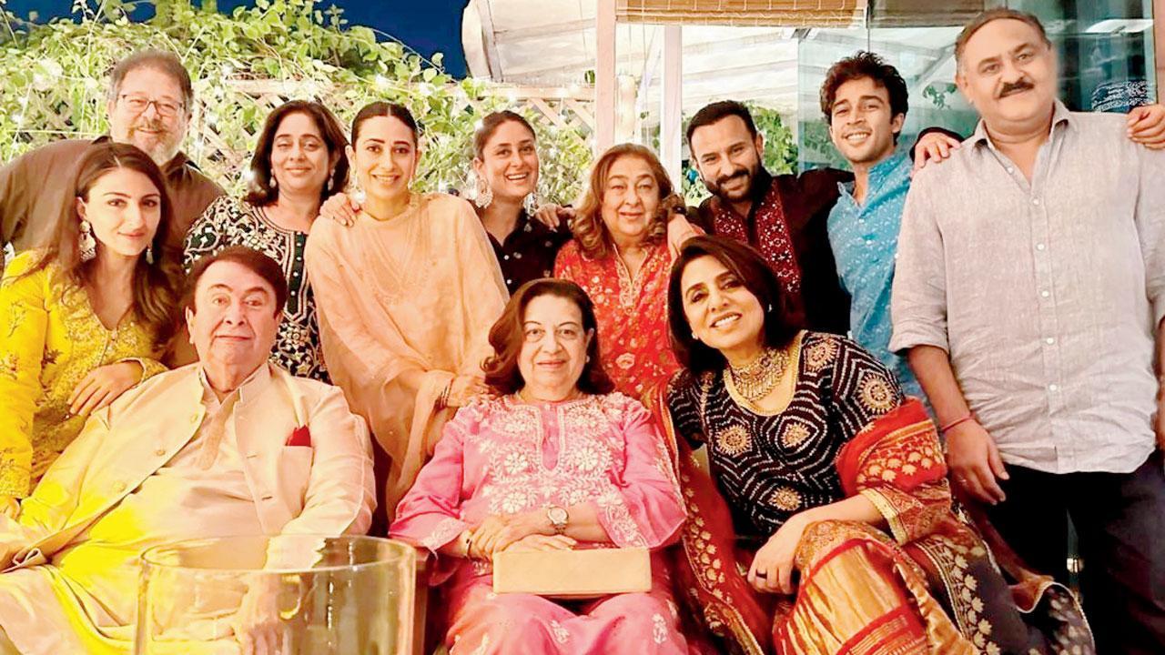 કરીના કપૂર ખાન અને સૈફ અલી ખાને ફૅમિલી સાથે દિવાળી ઊજવી