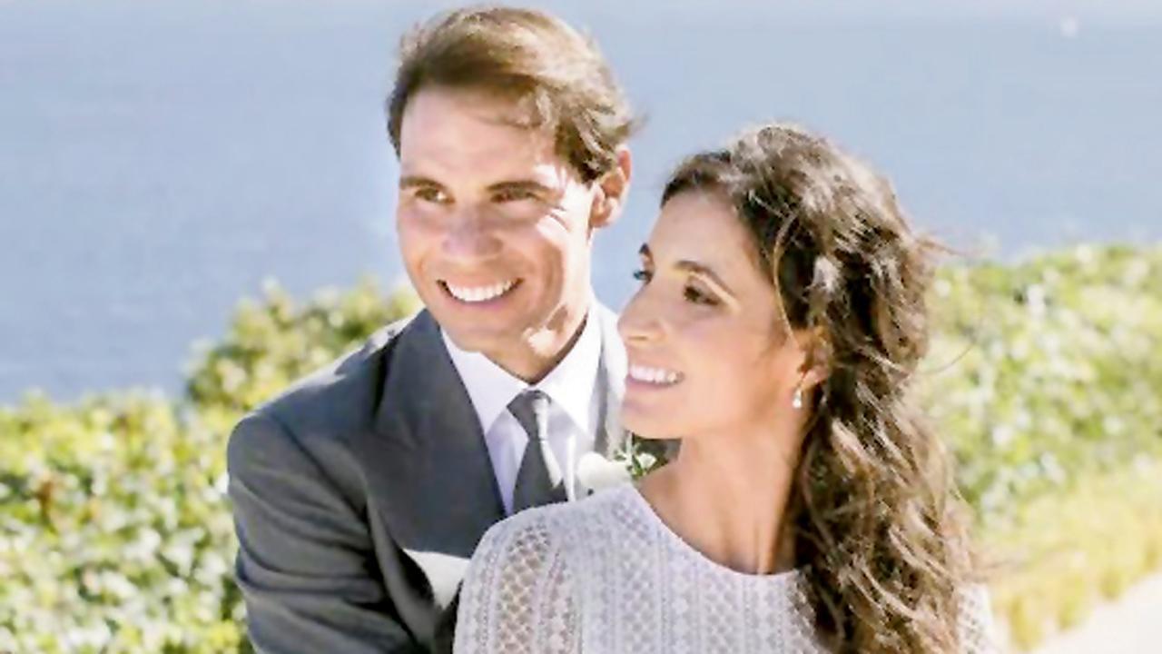 રાફેલ નડાલ અને પત્ની મારિયા ફ્રાન્સિસ્કા પેરેલો