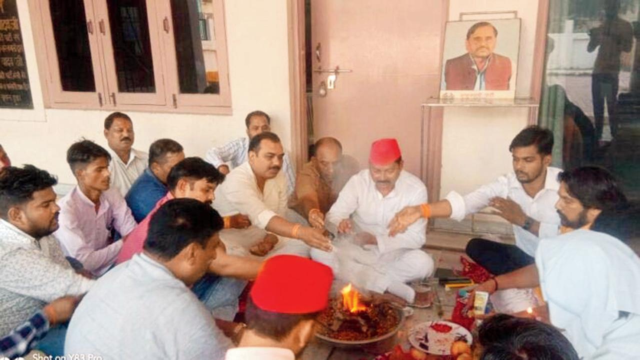 યુપીમાં પૂજાપાઠ