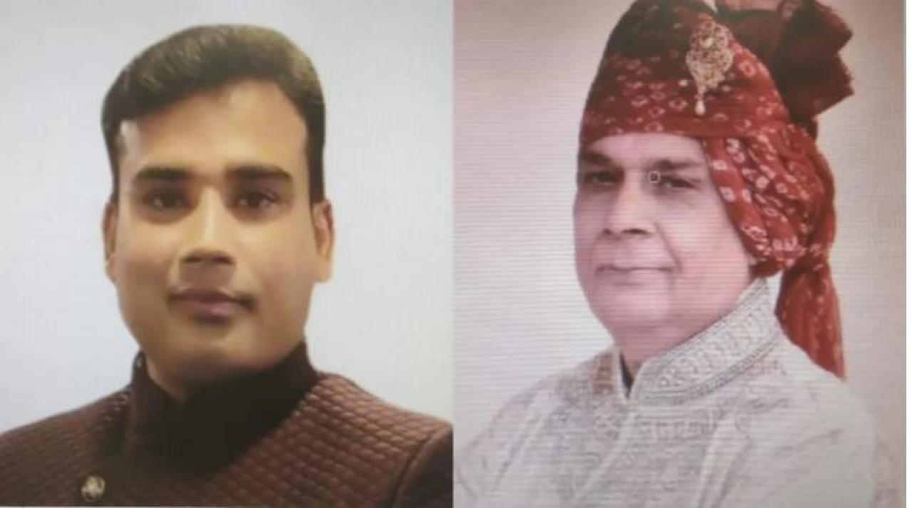 મનીષ નરપજી અને તેના પિતા