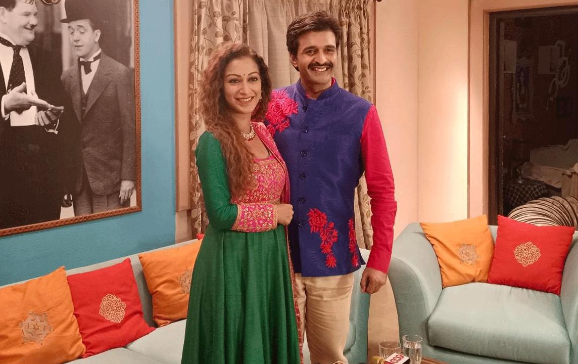 સુનેના ફોજદાર (અંજલી મહેતા) અને સચિન શ્રોફ (તારક મહેતા)