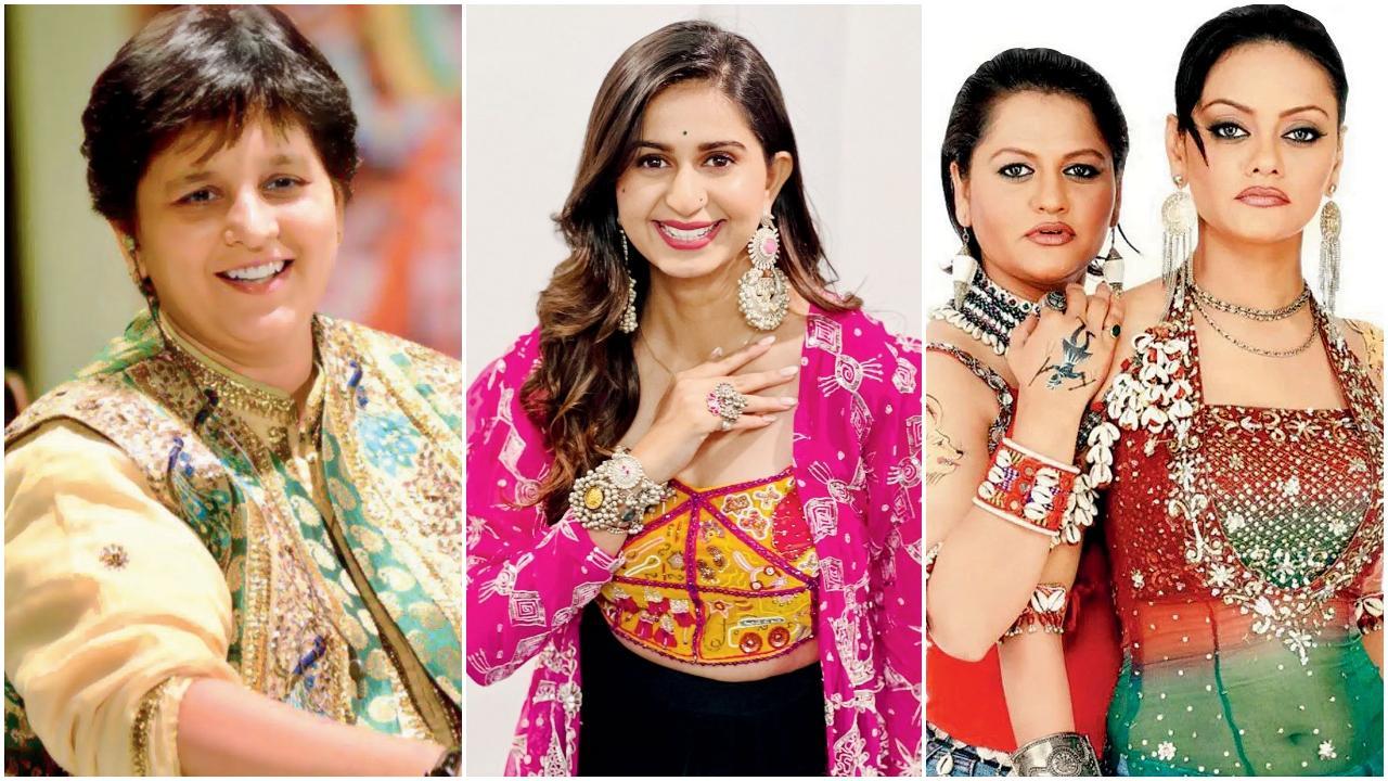  ફાલ્ગુની પાઠક, કિંજલ દવે અને પ્રીતિ-પિન્કી