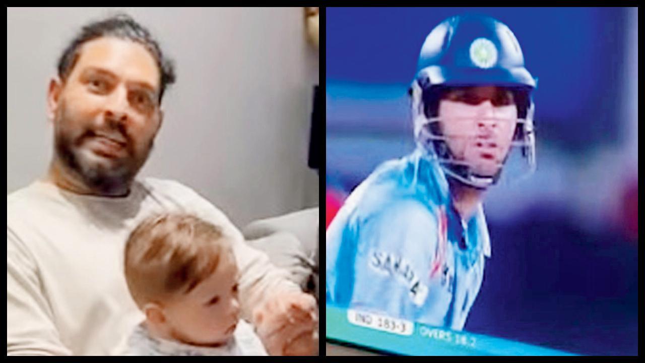 યુવરાજ સિંહે ‘છ સિક્સર’ની ૧૫મી ઍનિવર્સરી પુત્ર સાથે માણી