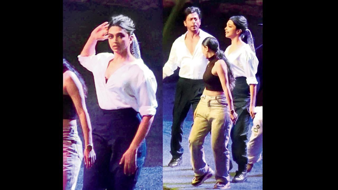 બન્ને ગીતનું રિહર્સલ કરતાં દેખાય છે. આ ફોટો વાઇરલ થતાં જ તેમના ફૅન્સ આ ગીત જોવા માટે આતુર બની ગયા છે.