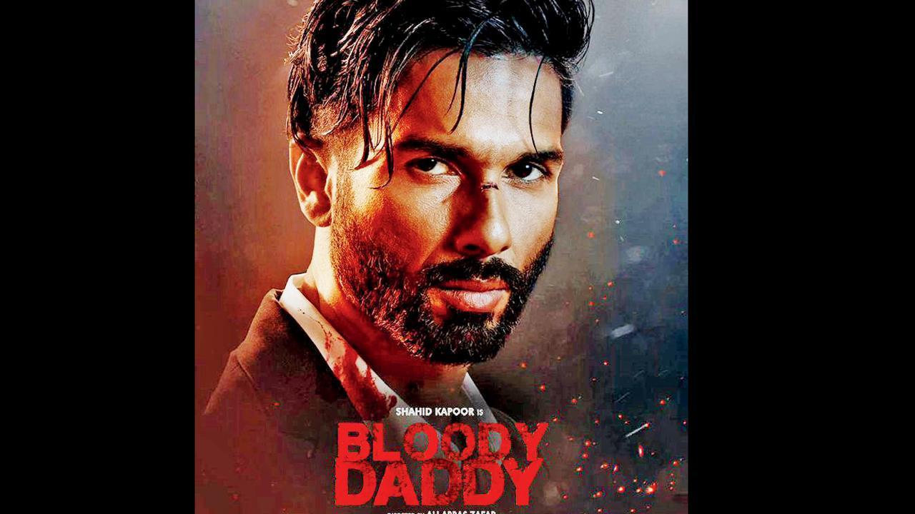 શાહિદ કપૂરની આગામી ફિલ્મ ‘બ્લડી ડૅડી’નો ફર્સ્ટ લુક શૅર કરવામાં આવ્યો છે