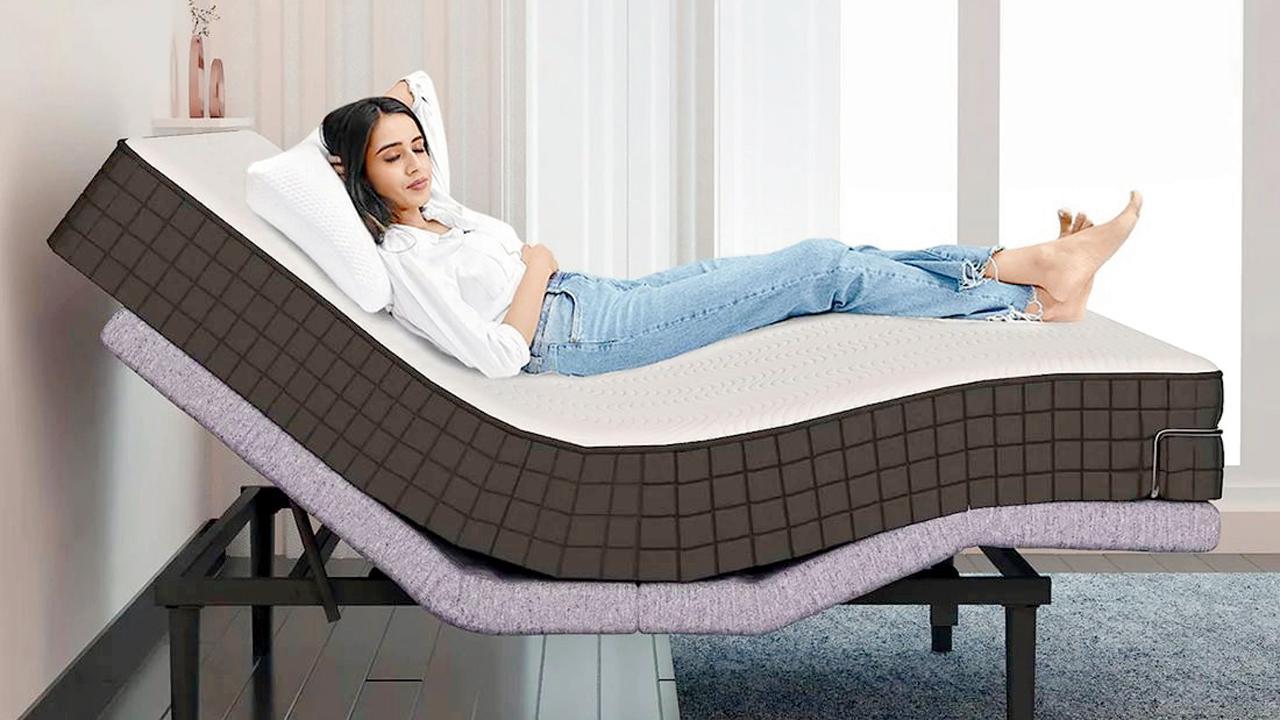 Elev8 સ્માર્ટ ઍડ્જસ્ટેબલ રિક્લાઇનર બેડ