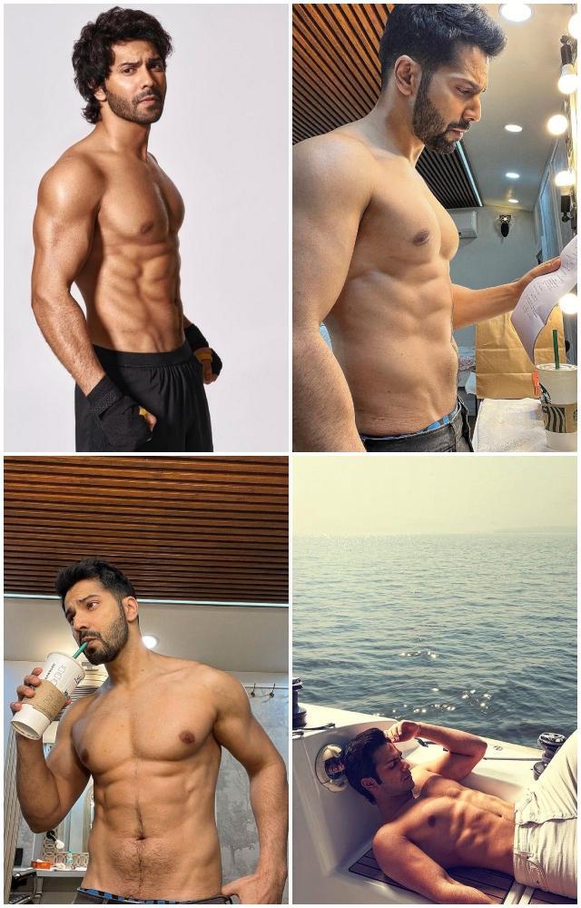 OMG! વરુણના આટલા બધા શર્ટલેસ ફોટો