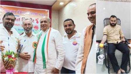 `મા માનવ સેવા સંસ્થા` દ્વારા રક્તદાન શિબિર