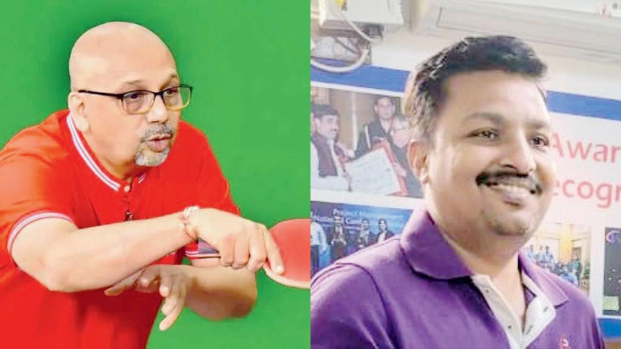 ભૂતપૂર્વ બૅડ‍્મિન્ટન પ્લેયર કમલેશ મહેતા અને ‘દૈનિક જાગરણ’ના સ્પોર્ટ‍્સ એડિટર અભિષેક ત્રિપાઠી.