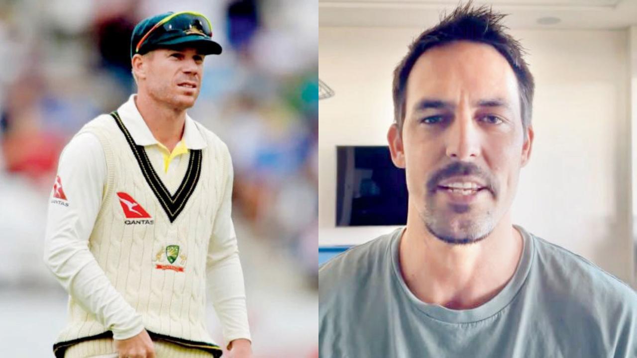 ડેવિડ વોર્નર , મિશેલ જોનસન 