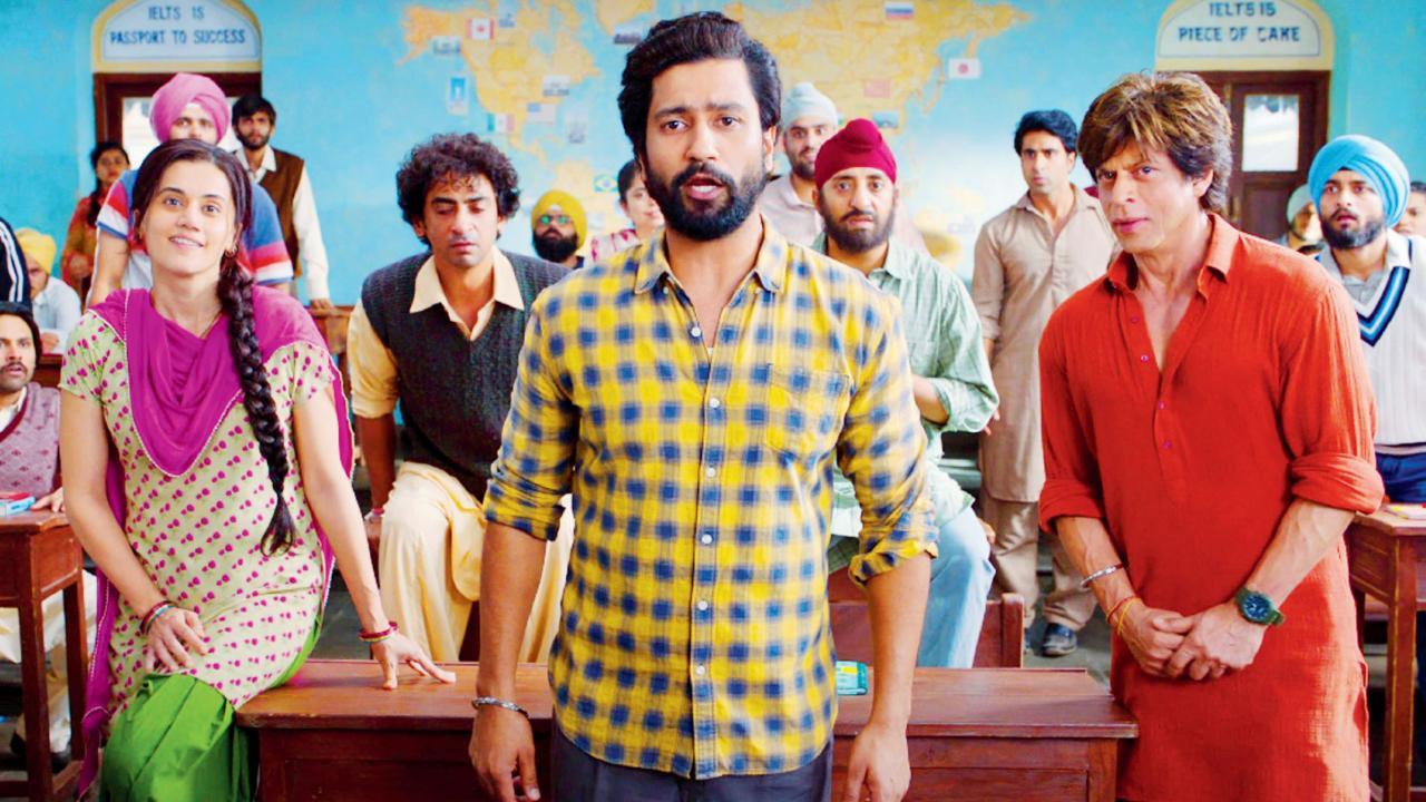 ડંકી ફિલ્મ નો સીન