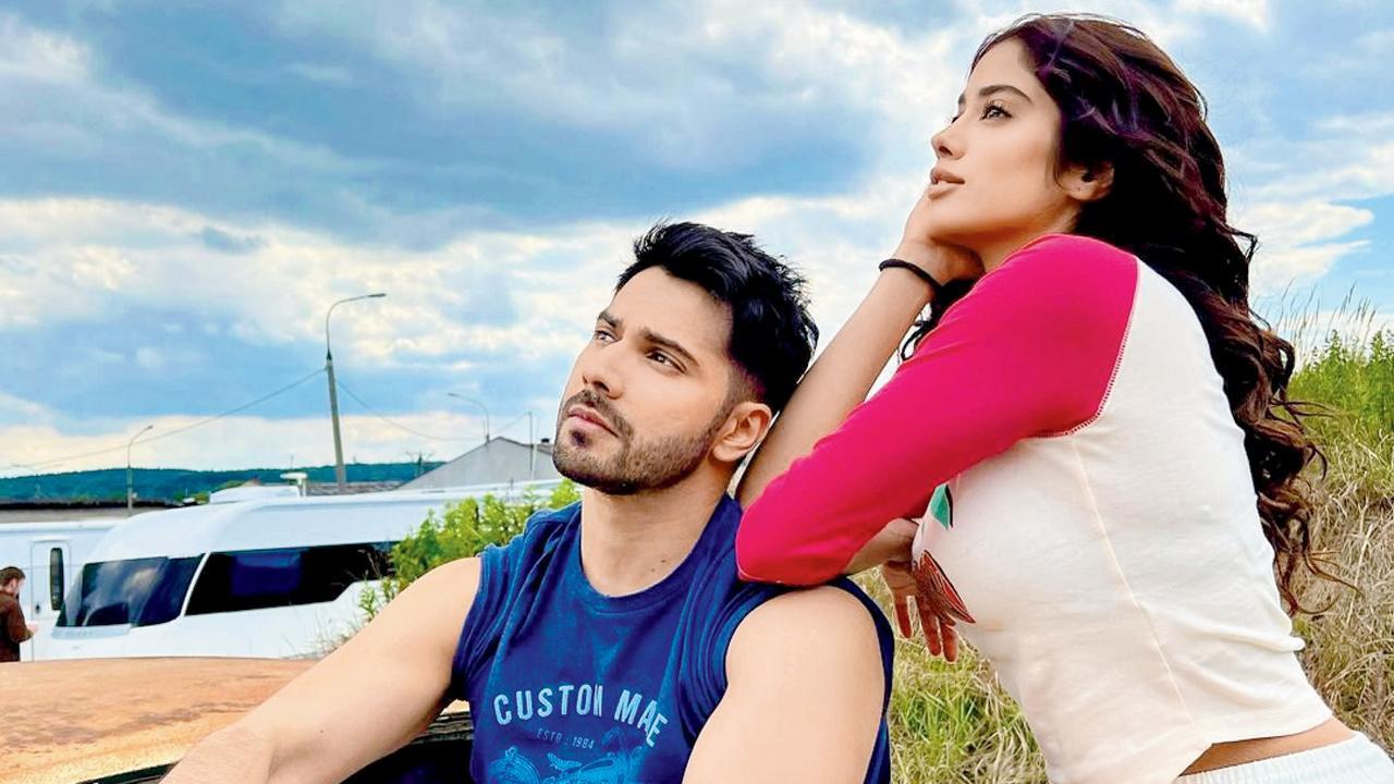 વરુણ ધવન અને જાહ્નવી કપૂર