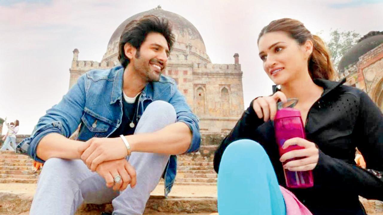 કાર્તિક આર્યન અને ક્રિતી સૅન