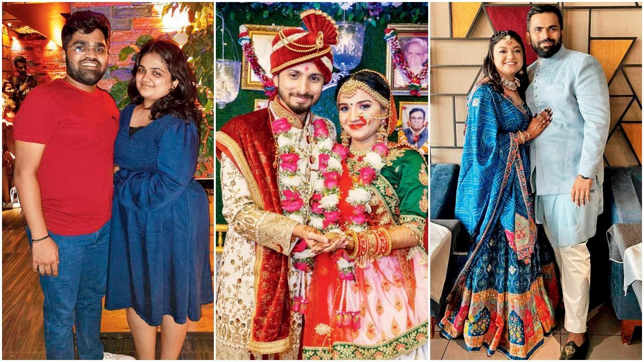 સંકેત હરિયા અને ખુશ્બૂ ગડા, મોહિત પટેલ અને કિંજલ મહેતા, હિનલ દેસાઈ અને ધ્રુવ નાયક