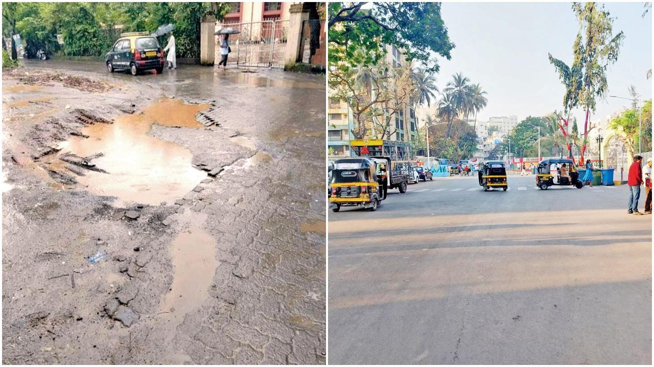 વડા પ્રધાનની મુલાકાત પહેલાંના દિવસોમાં આ રસ્તાની હાલત આવી જોવા મળતી હતી - વડા પ્રધાનની મુલાકાત બાદ મરોલનો ચર્ચ રોડ એકદમ પહોળો અને સ્મૂધ થઈ ગયો છે