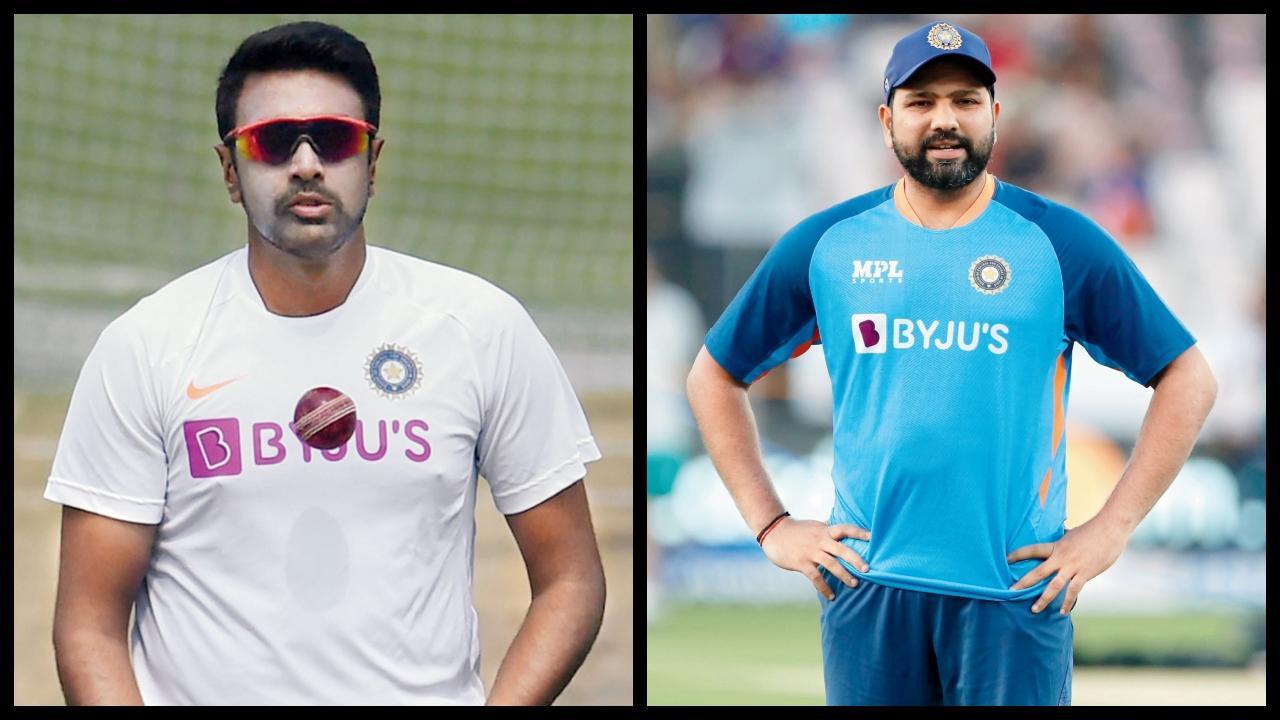 રોહિત શર્મા અને રવિચન્દ્રન અશ્વિન