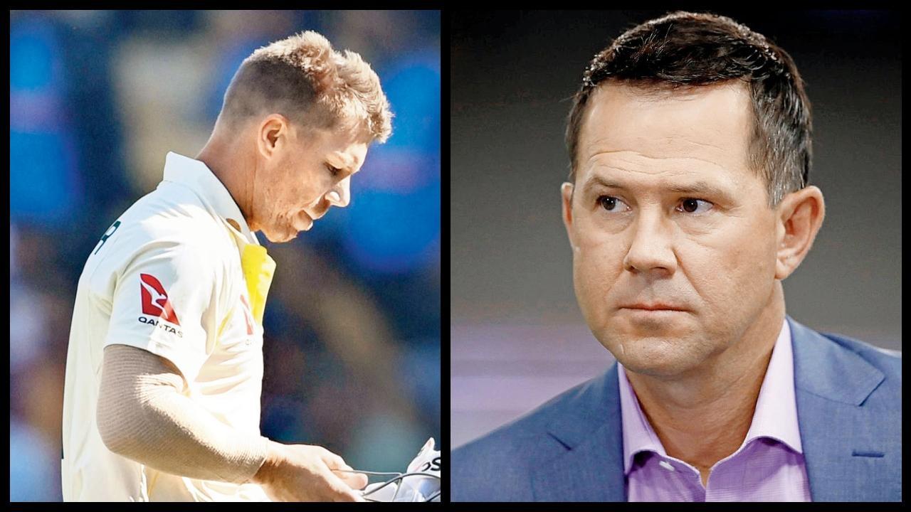 ડેવિડ વૉર્નર અને રિકી પૉન્ટિંગ