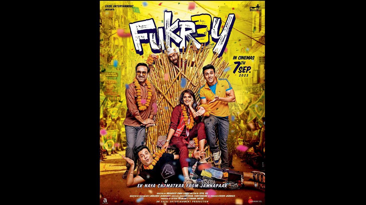 ફુકરે 3 નું પોસ્ટર