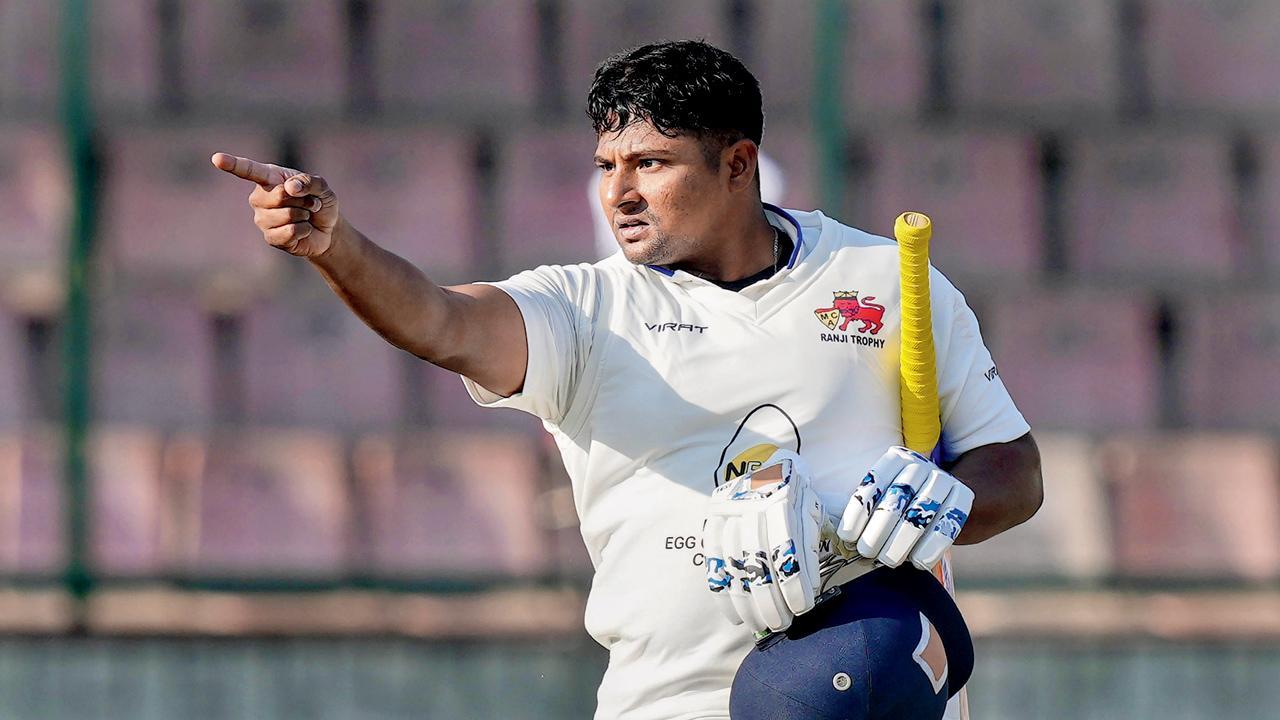 સિલેક્ટરોને સરફરાઝનો સીધો સંકેત.