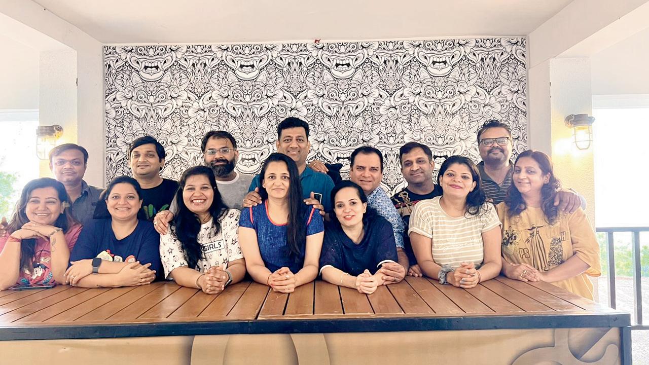 Dhaval and Charmi with friends