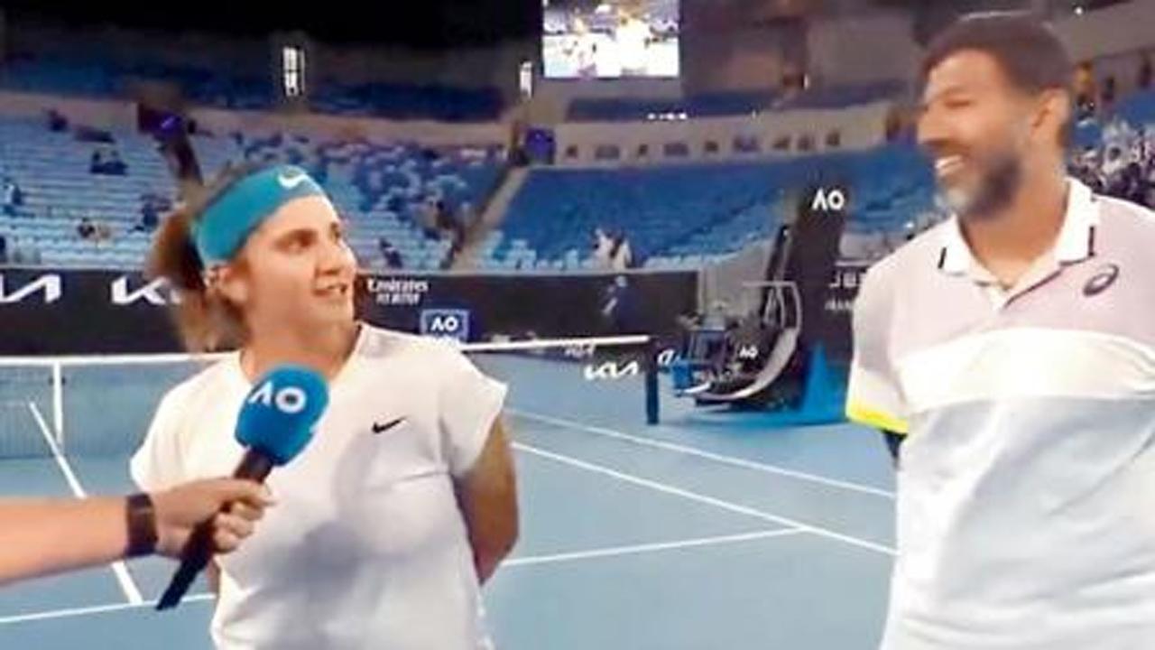 સાનિયા મિર્ઝા અને રોહન બોપન્ના (ફાઇલ તસવીર)