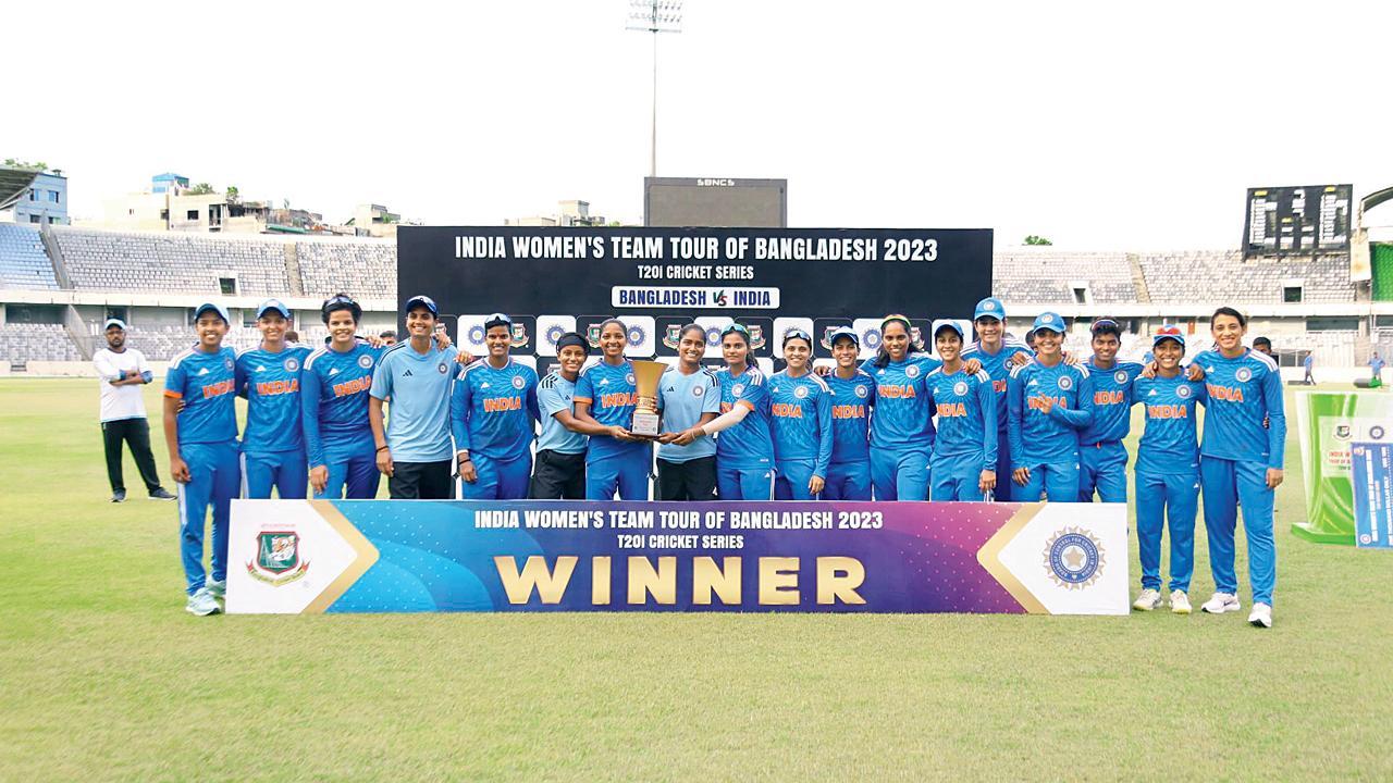 ભારતીય ટીમ ડબ્લ્યુપીએલ રમ્યા બાદ ચાર મહિને ફરી રમવા ઊતરી અને સિરીઝ જીતી ગઈ.