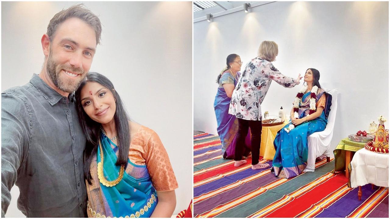 ગ્લેન મૅક્સવેલે પત્ની વિની રામનના સીમંતના ફોટો શૅર કર્યા