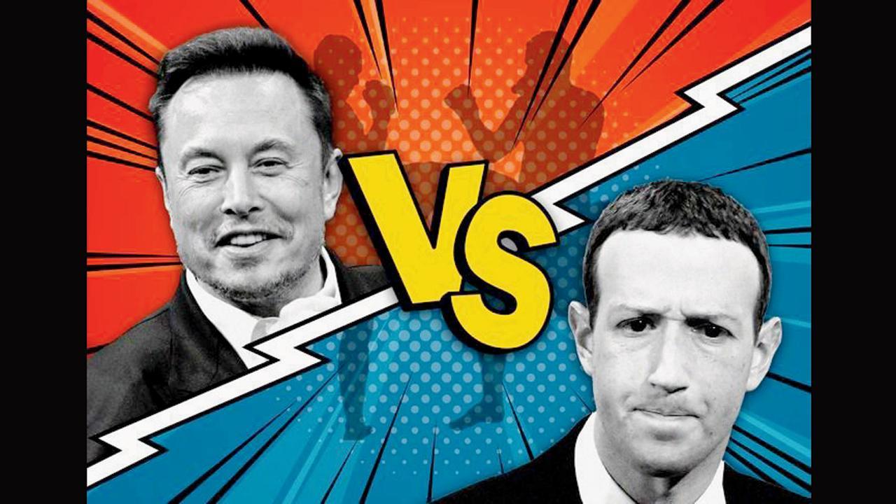  ઇલૉન મસ્ક અને માર્ક ઝકરબર્ગ