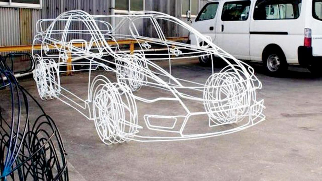 વાયરફ્રેમ કાર