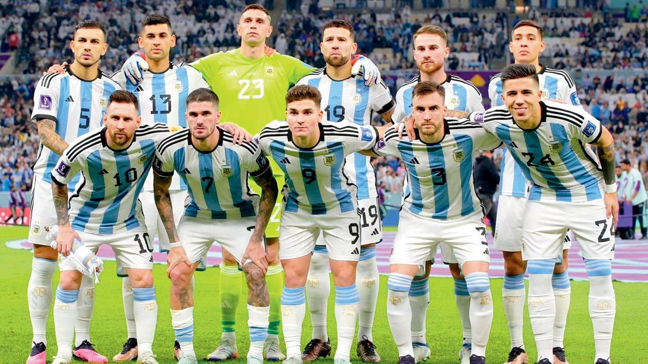 આર્જેન્ટિનાની વર્લ્ડ ચૅમ્પિયન ટીમ