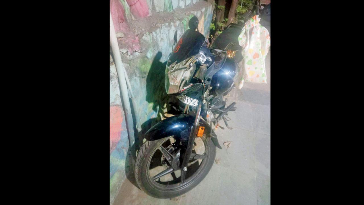 આ મોટરસાઇકલ પર જતી વખતે ઍક્સિડન્ટ થયો હતો