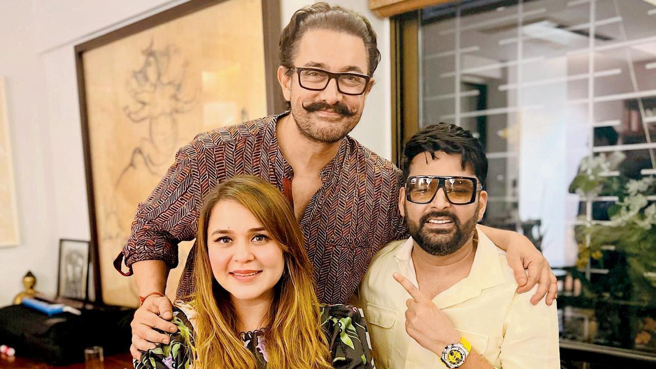 કપિલ શર્મા અને તેની વાઇફે આમિર ખાન સાથે સમય પસાર કર્યો હતો