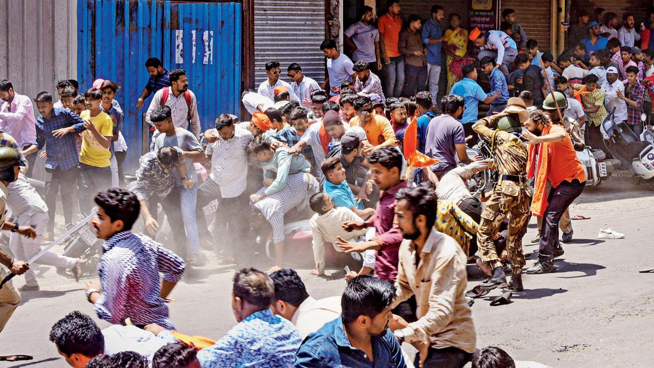 કોલ્હાપુરમાં તોફાનો