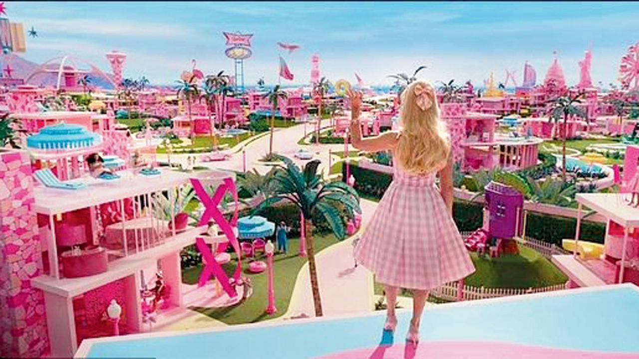 બાર્બીની મૂવીનો સેટ
