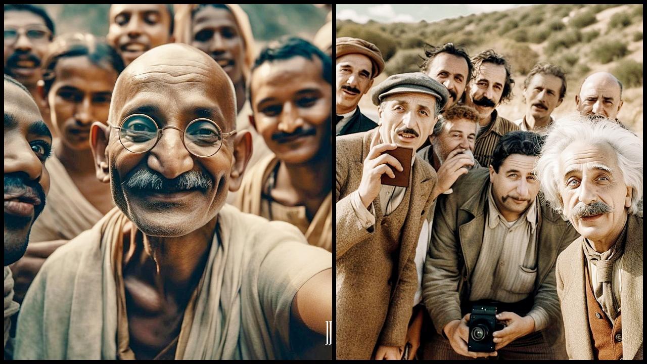 એઆઇના ઉપયોગથી સ્વર્ગસ્થ મહાનુભાવોના સેલ્ફી જનરેટ કર્યા 