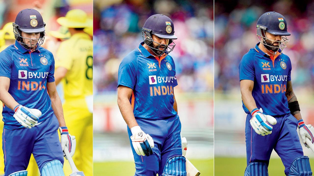 વિશાખાપટ્ટનમાં ભારતીય બૅટર્સનો હૉરર શો : શુભમન ગિલ ૦, રોહિત શર્મા ૧૩, વિરાટ કોહલી ૩૧