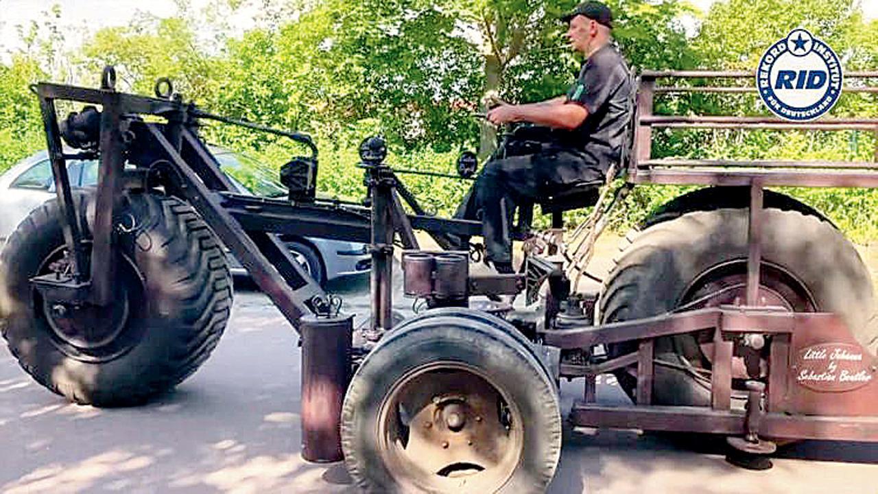 ભંગારમાં મળેલી ધાતુમાંથી તૈયાર કરવામાં આવી વિશ્વની સૌથી વજનદાર સાઇકલ