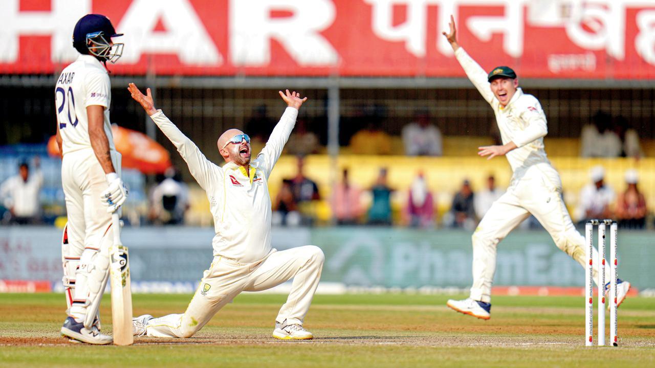 સ્પિનર નૅથન લાયને લીધી ૮ વિકેટ