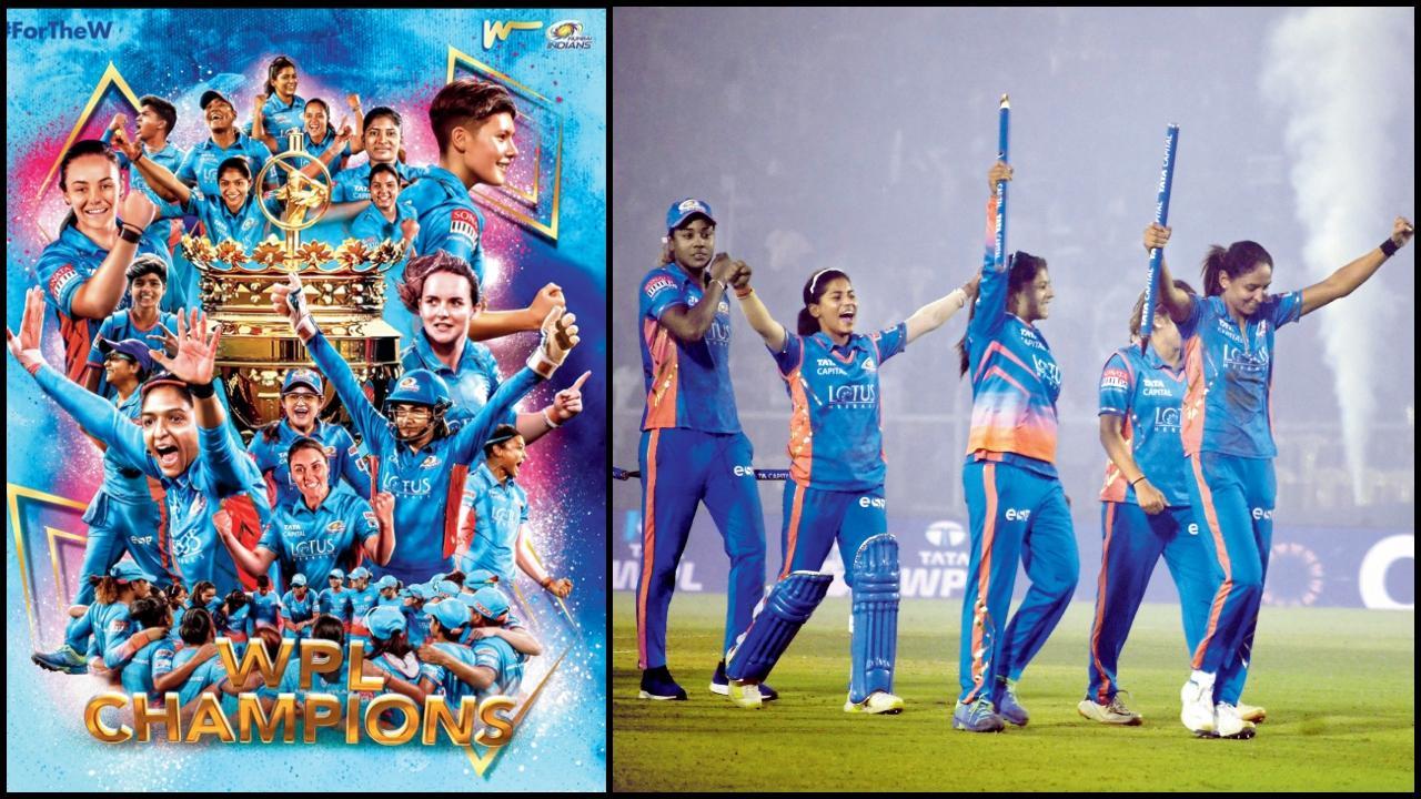 મુંબઈ ઇન્ડિયન્સની કૅપ્ટન હરમનપ્રીતે સૌપ્રથમ ડબ્લ્યુપીએલ જીતતાં મન મૂકીને સેલિબ્રેશન કર્યું હતું